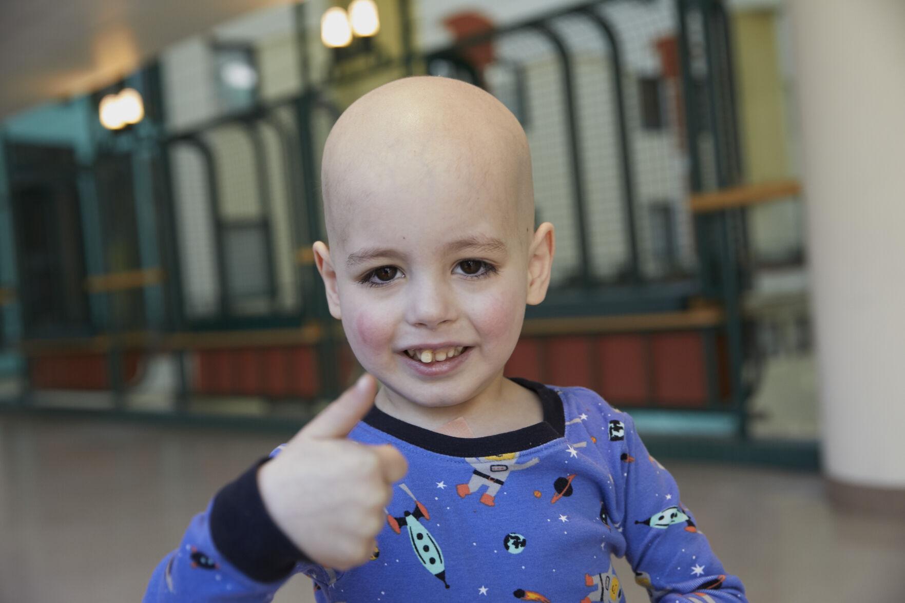 After two relapses of leukemia, Marky was offered a new treatment